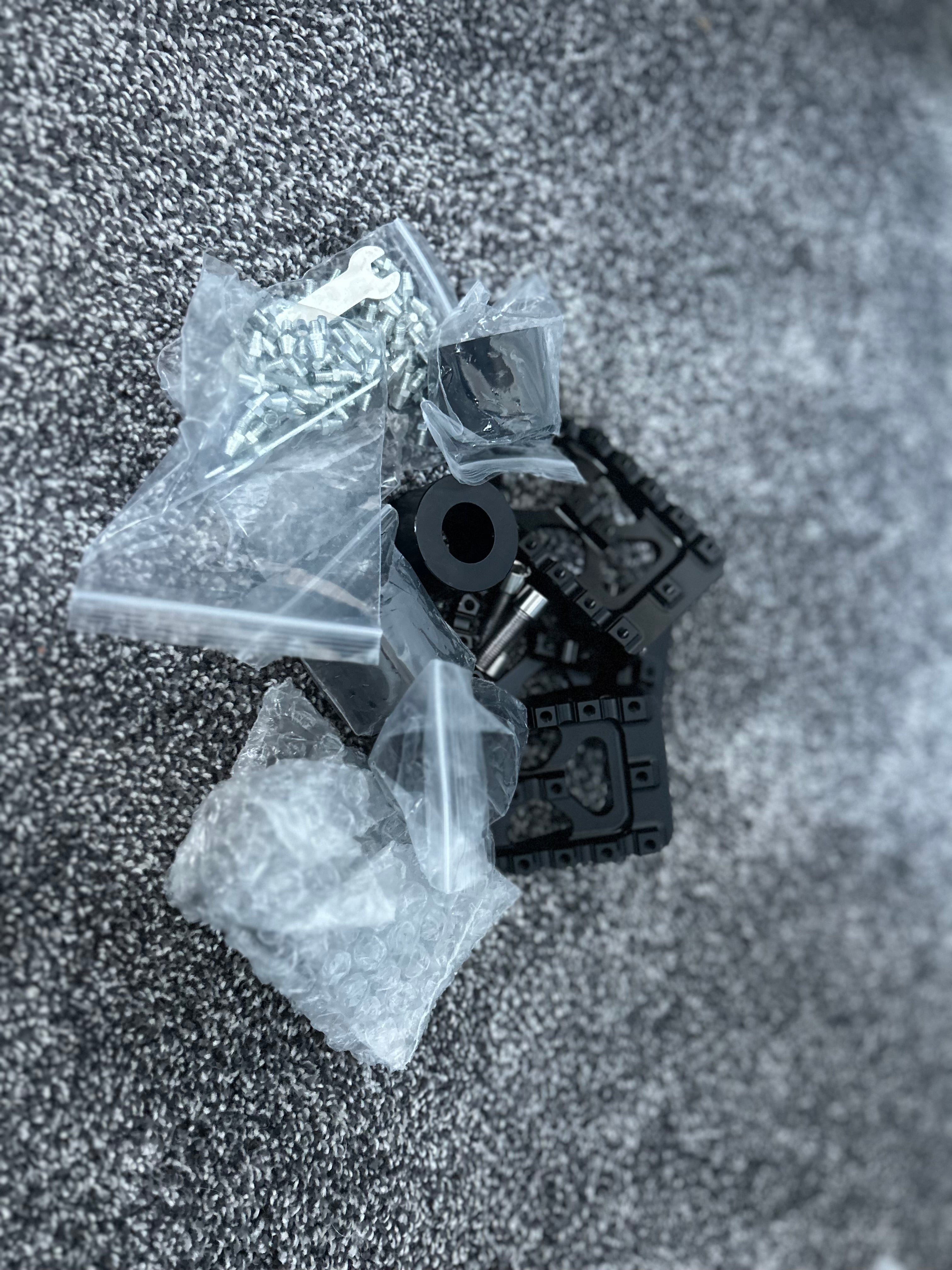 Peg kit for pedal assisted e/bikes