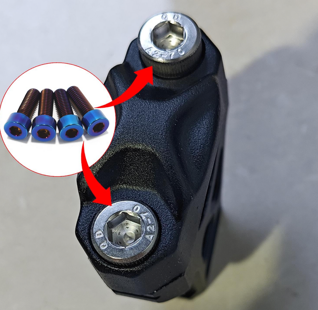 All E-moto | Titanium Direct Stem Mount Bolts